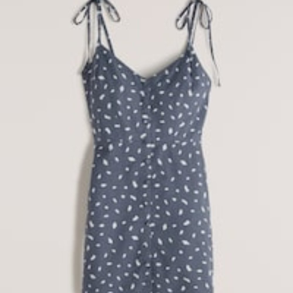 Abercrombie & Fitch Tie-Strap Mini Dress